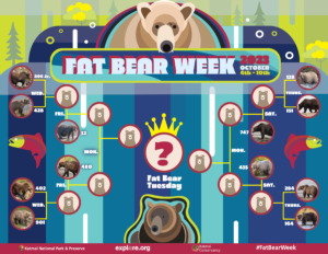 2-Oct-23 Fat Bear Bracket Announced | Copyright National Parks Service and/or Explore.org